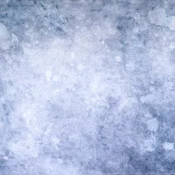 Textured abstract painting in mottled shades of blue